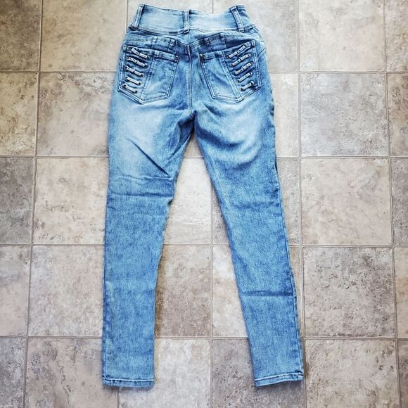 VENUS High Waisted Distressed Jegging Denim Jeans Women's Size 6 - Picture 7 of 9